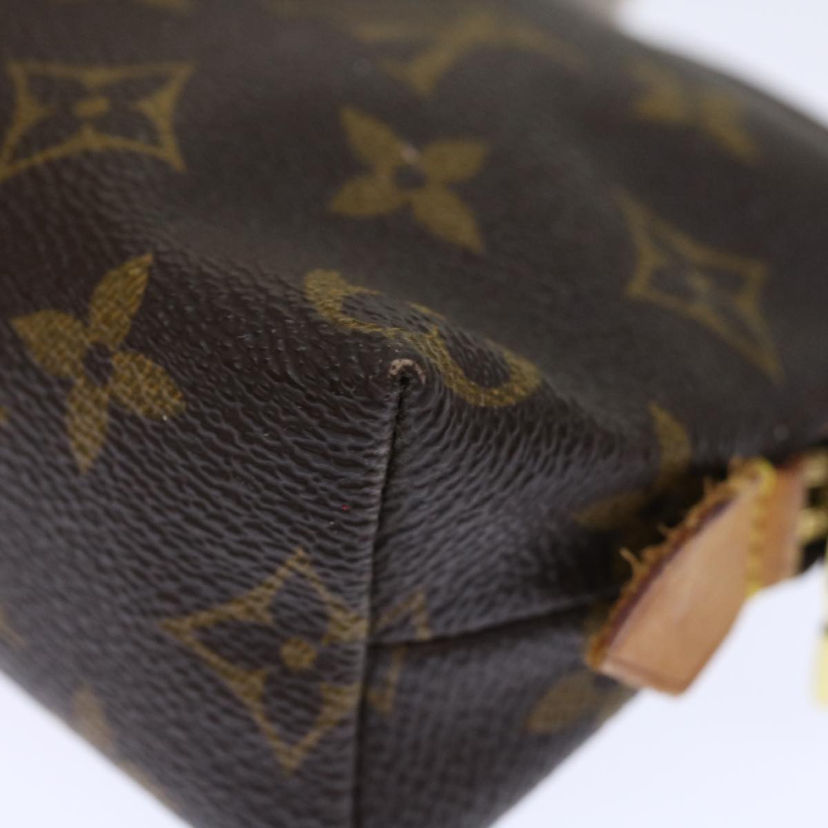 LOUIS VUITTON Monogram Pochette Cosmetic PM Cosmetic Pouch M47515 LV 71359