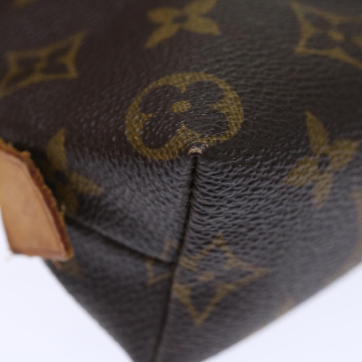 LOUIS VUITTON Monogram Pochette Cosmetic PM Cosmetic Pouch M47515 LV 71359