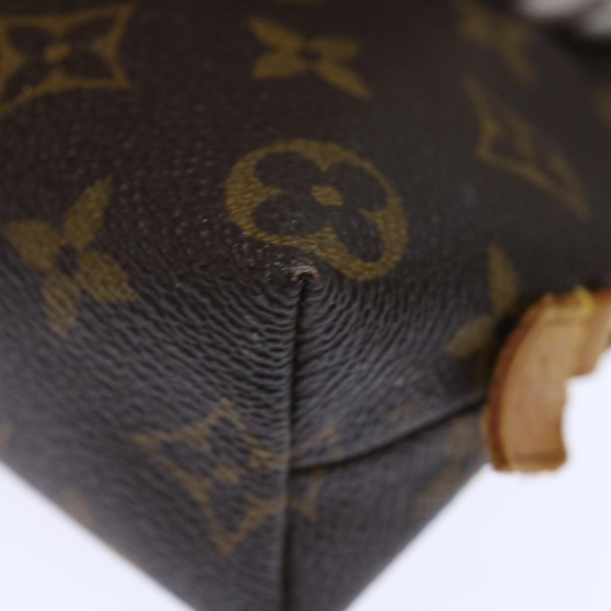 LOUIS VUITTON Monogram Pochette Cosmetic PM Cosmetic Pouch M47515 LV 71359