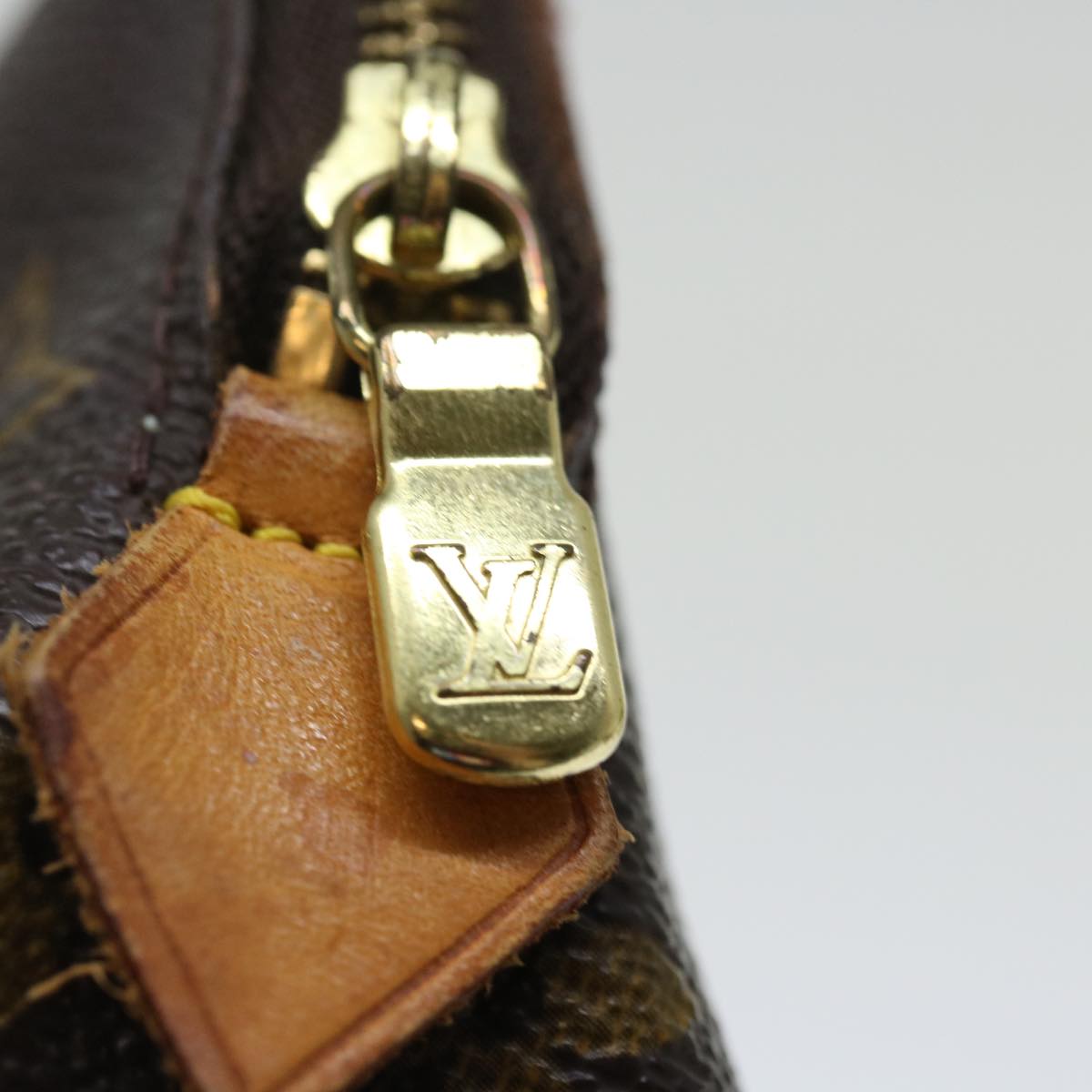 LOUIS VUITTON Monogram Pochette Cosmetic PM Cosmetic Pouch M47515 LV 71359