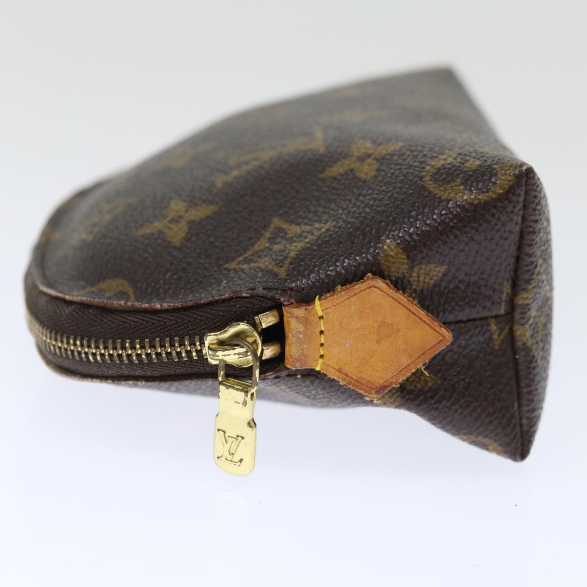 LOUIS VUITTON Monogram Pochette Cosmetic PM Cosmetic Pouch M47515 LV 71359