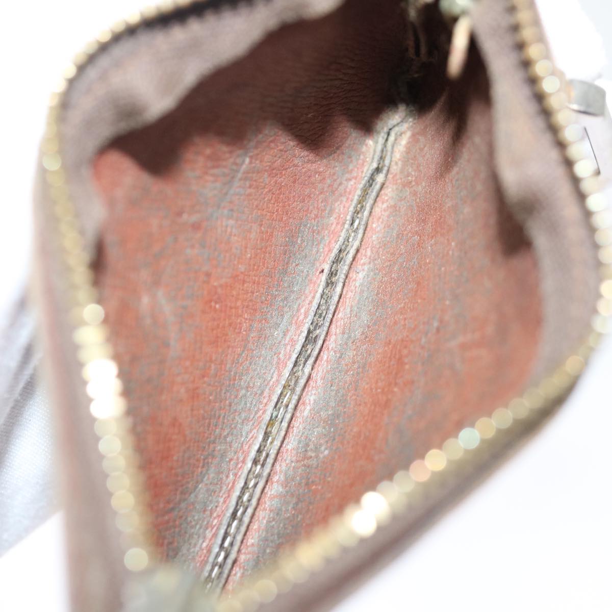 LOUIS VUITTON Monogram Pochette Cles Coin Purse M62650 LV 71367