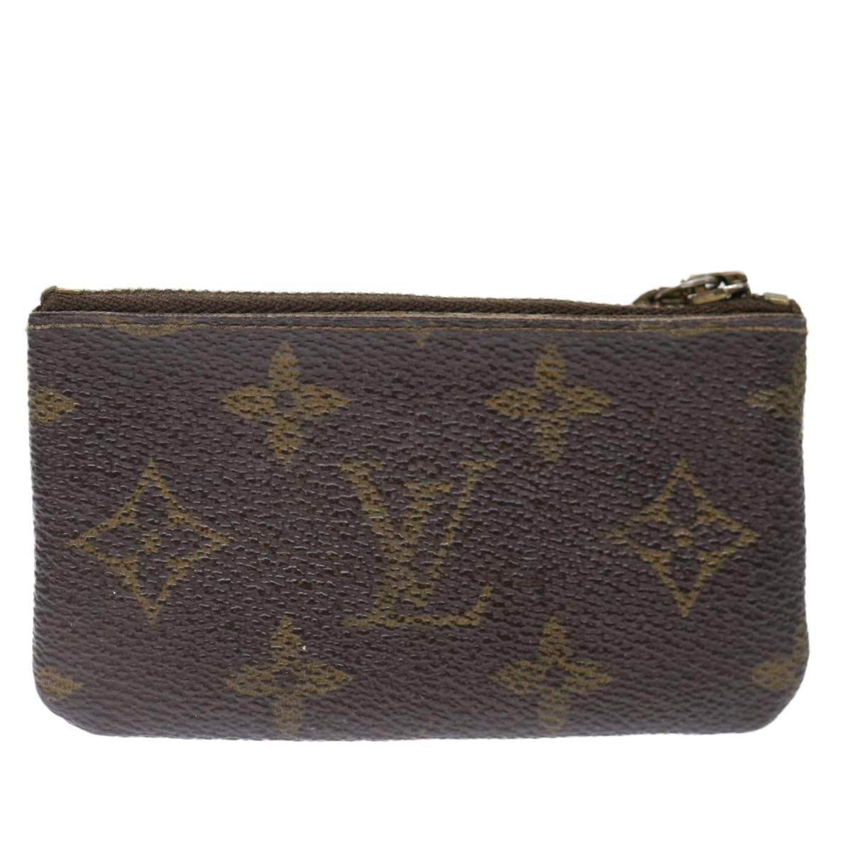 LOUIS VUITTON Monogram Pochette Cles Coin Purse M62650 LV 71367