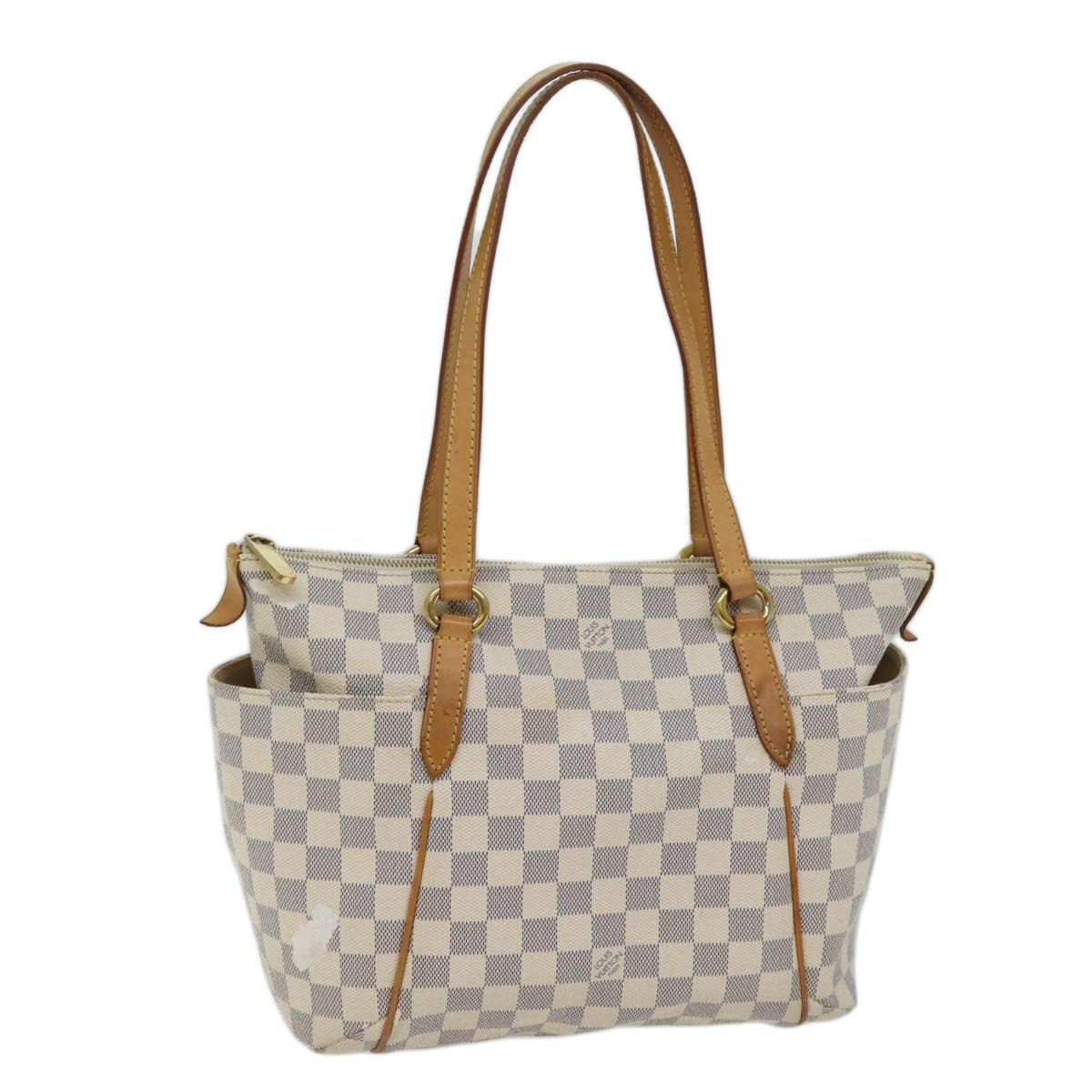 LOUIS VUITTON Damier Azur Totally PM Tote Bag N41280 LV 71370