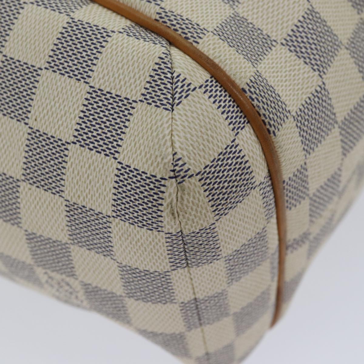 LOUIS VUITTON Damier Azur Totally PM Tote Bag N41280 LV 71370