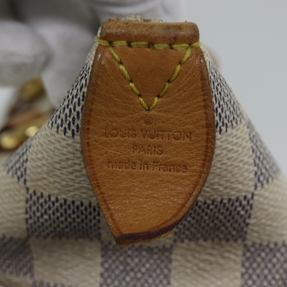 LOUIS VUITTON Damier Azur Totally PM Tote Bag N41280 LV 71370