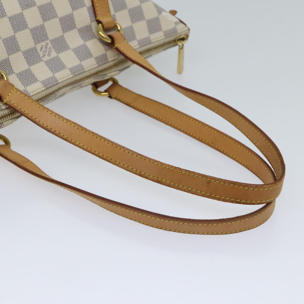 LOUIS VUITTON Damier Azur Totally PM Tote Bag N41280 LV 71370