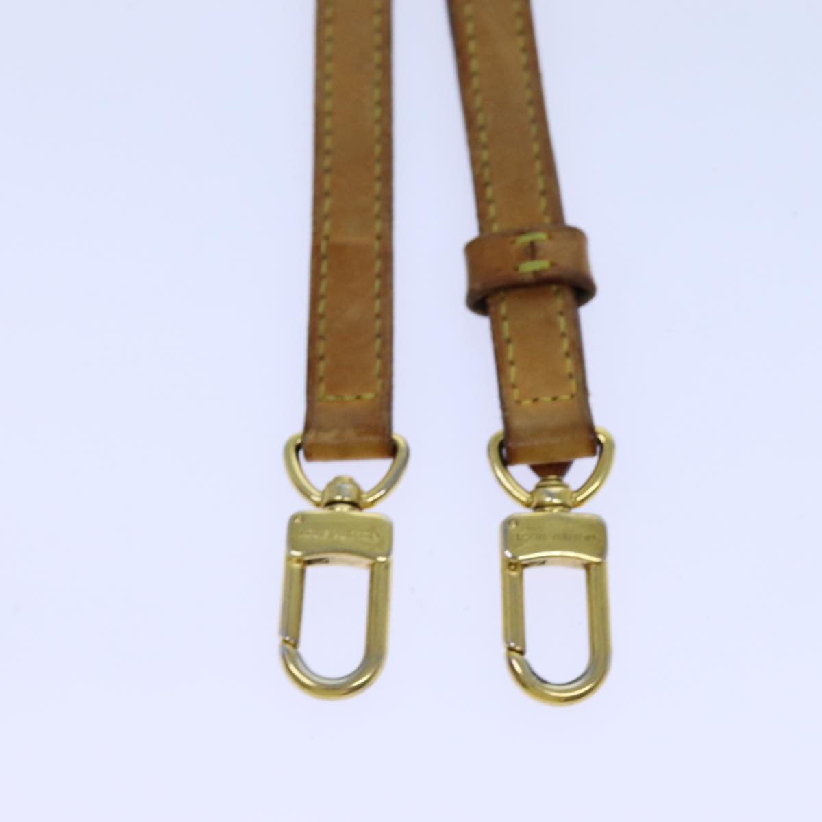 LOUIS VUITTON Adjustable Shoulder Strap Leather 40.2""-48"" Beige LV 71371