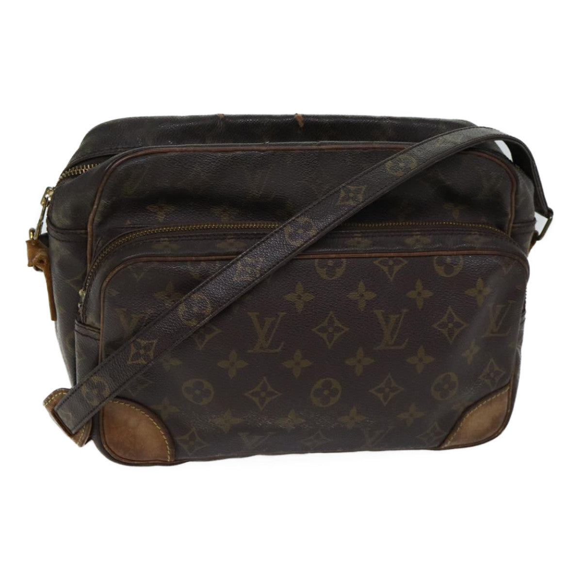 LOUIS VUITTON Monogram Nile Shoulder Bag M45244 LV 71372