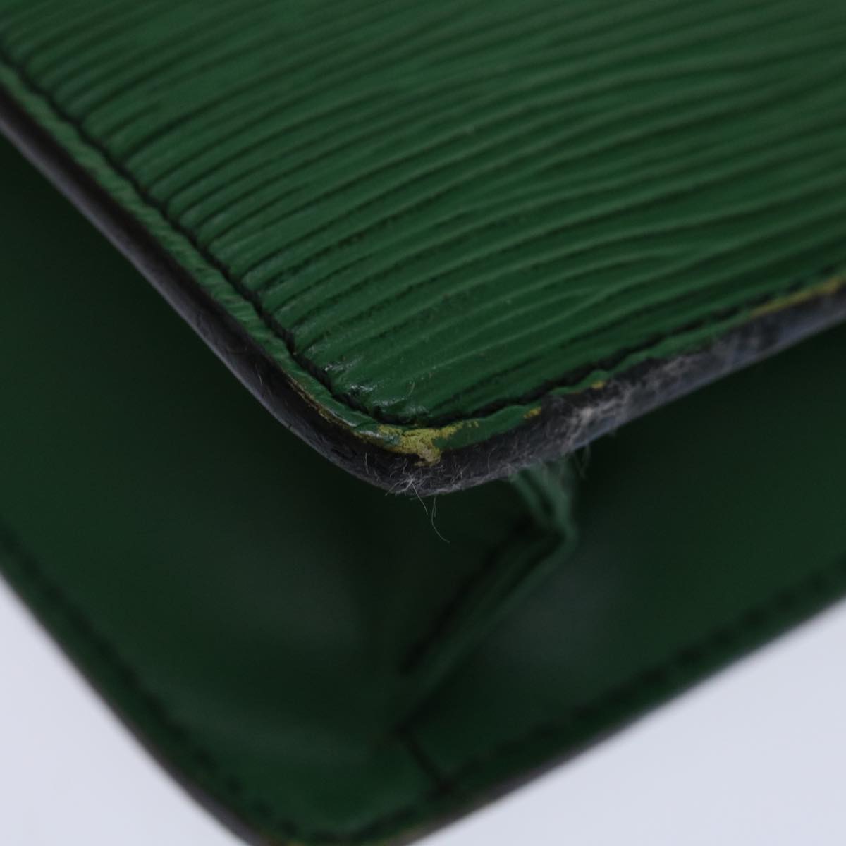 LOUIS VUITTON Epi Porte Documents Bandouliere Briefcase Green M54464 71374