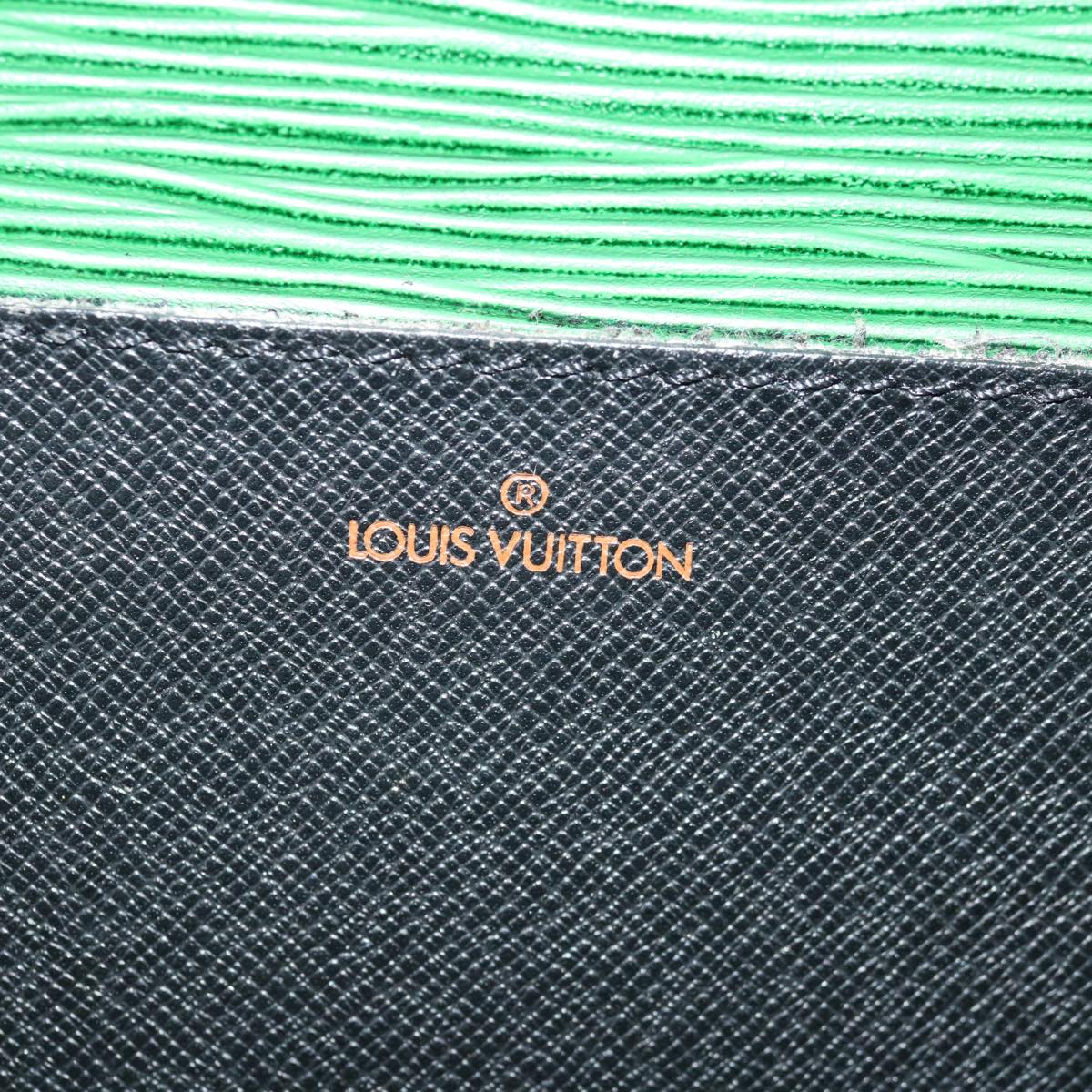 LOUIS VUITTON Epi Porte Documents Bandouliere Briefcase Green M54464 71374