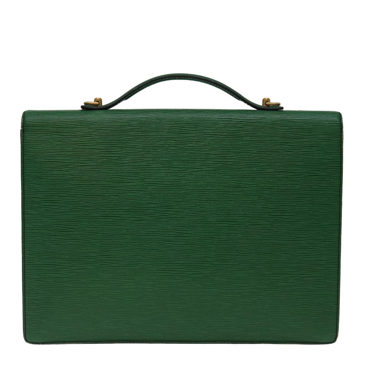 LOUIS VUITTON Epi Porte Documents Bandouliere Briefcase Green M54464 71374