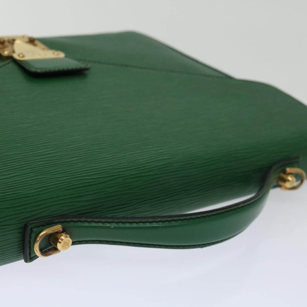 LOUIS VUITTON Epi Porte Documents Bandouliere Briefcase Green M54464 71374