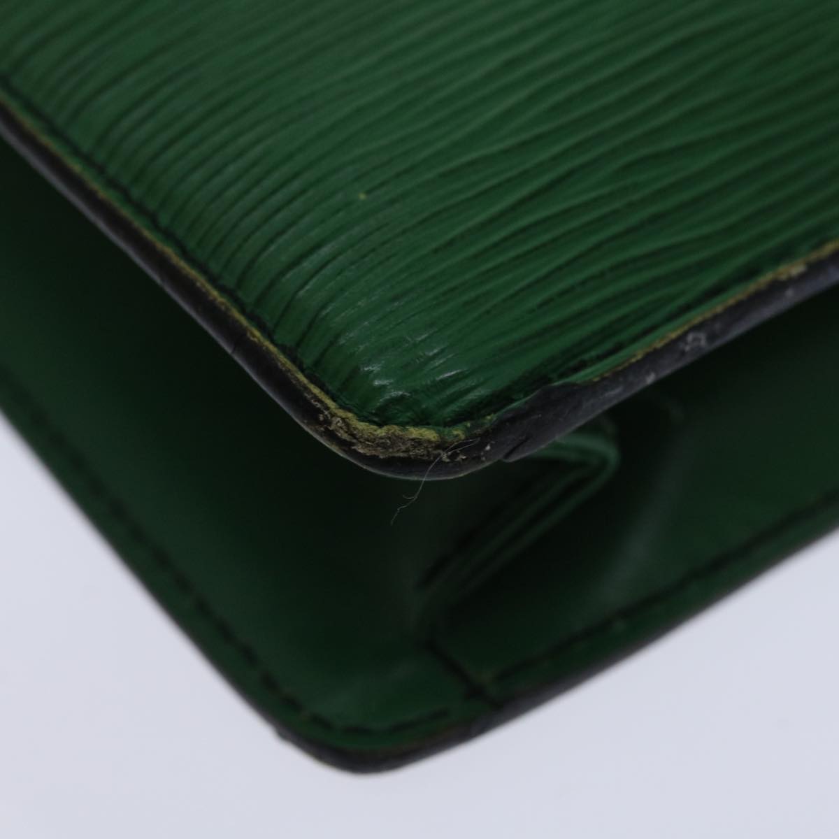 LOUIS VUITTON Epi Porte Documents Bandouliere Briefcase Green M54464 71374