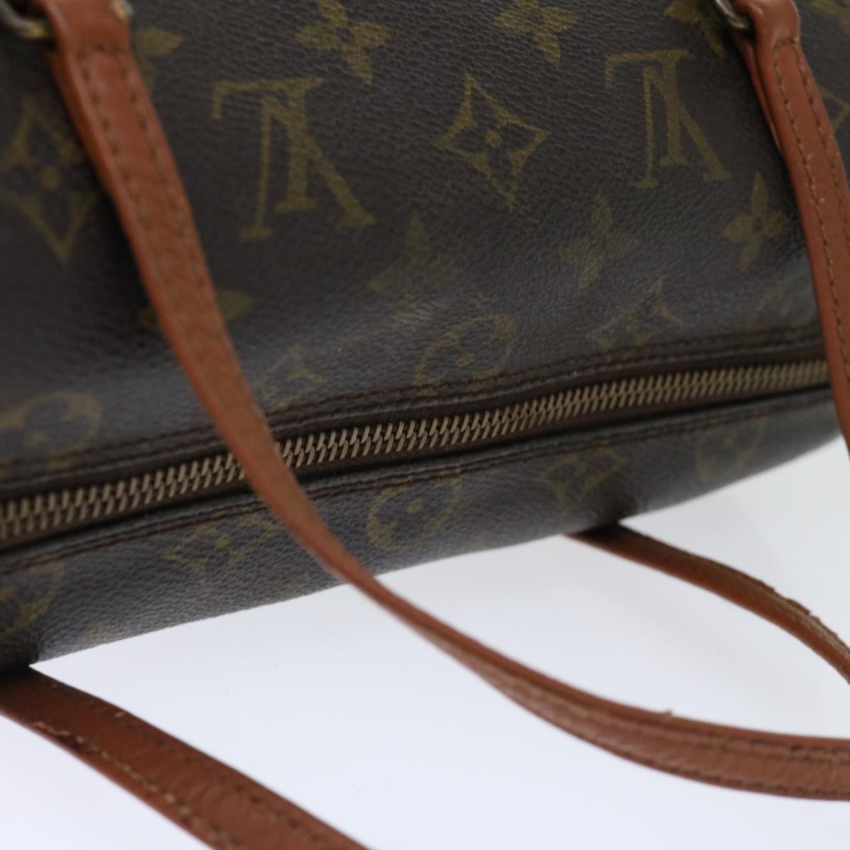 LOUIS VUITTON Monogram Papillon 26 Hand Bag M51386 LV 71375