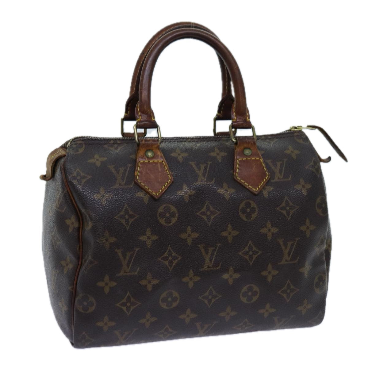 LOUIS VUITTON Monogram Speedy 25 Hand Bag M41528 LV 71377