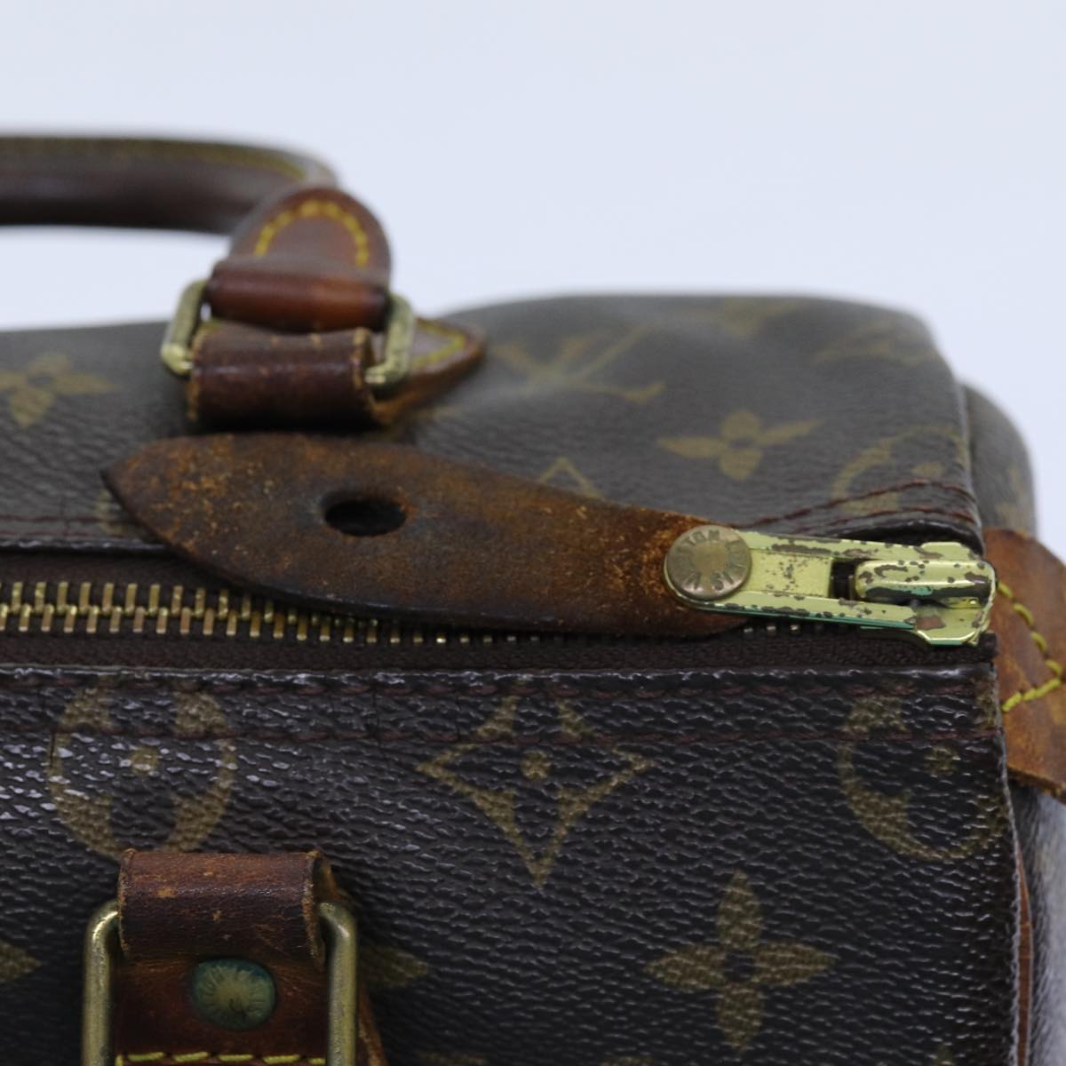 LOUIS VUITTON Monogram Speedy 25 Hand Bag M41528 LV 71377