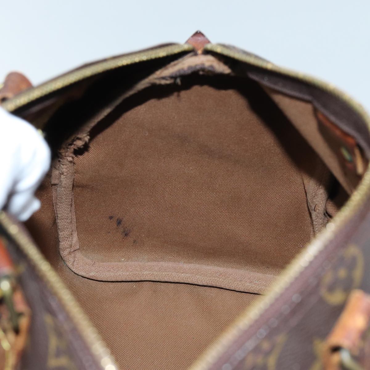 LOUIS VUITTON Monogram Speedy 25 Hand Bag M41528 LV 71377