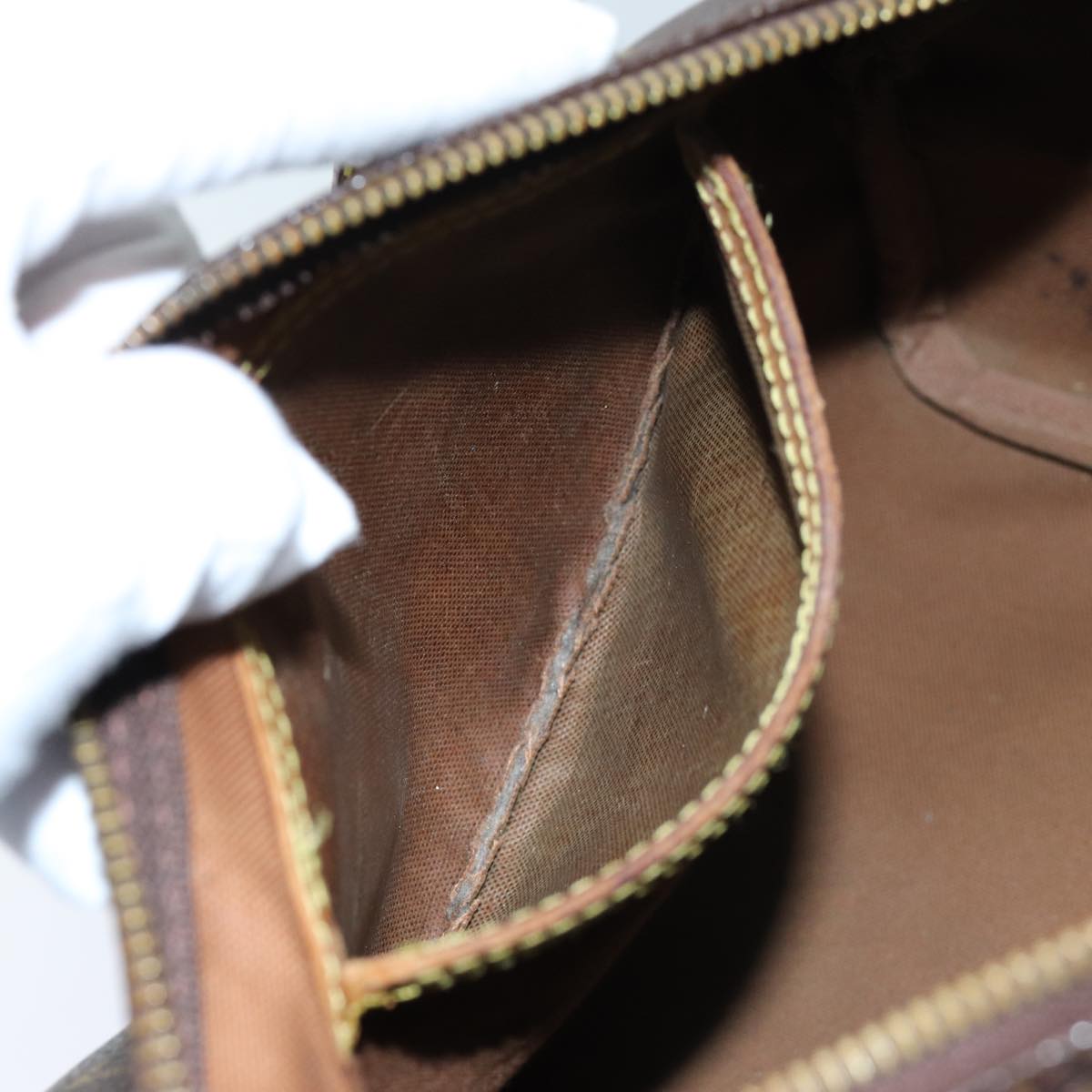 LOUIS VUITTON Monogram Speedy 25 Hand Bag M41528 LV 71377