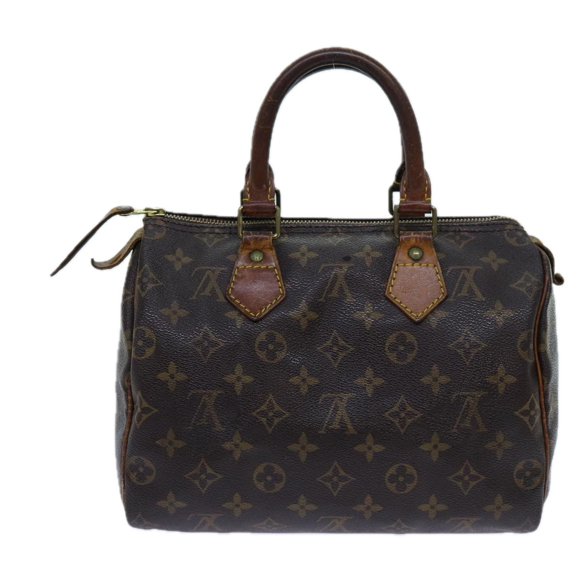 LOUIS VUITTON Monogram Speedy 25 Hand Bag M41528 LV 71377