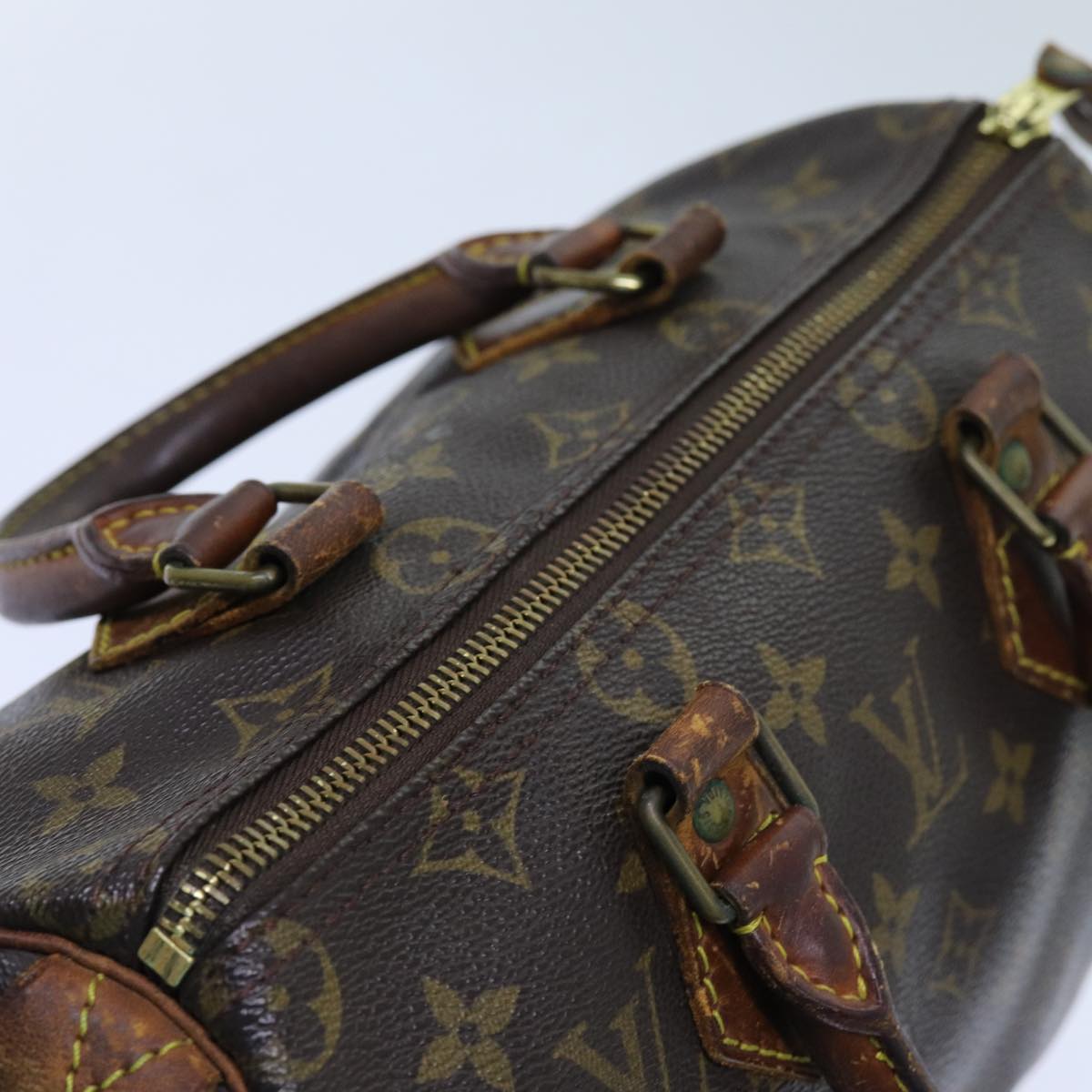 LOUIS VUITTON Monogram Speedy 25 Hand Bag M41528 LV 71377