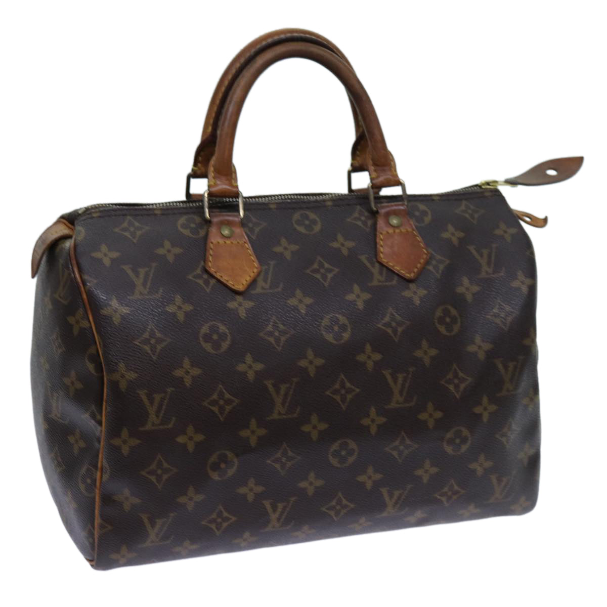 LOUIS VUITTON Monogram Speedy 30 Hand Bag M41526 LV 71379