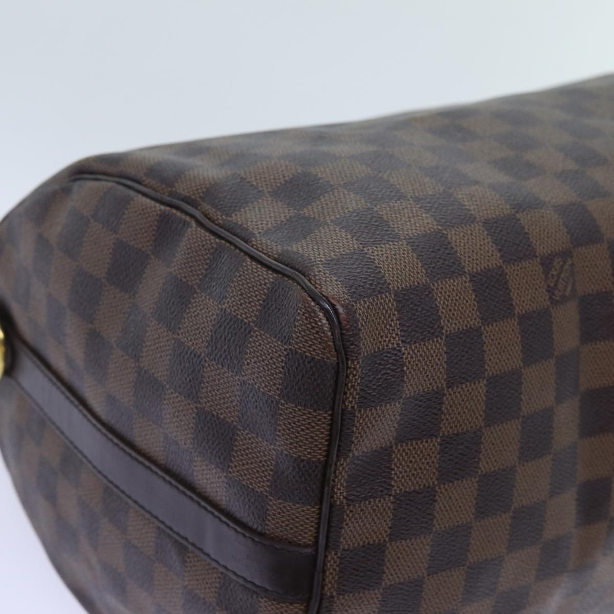 LOUIS VUITTON Damier Ebene Speedy Bandouliere 35 Hand Bag N41366 LV 71380