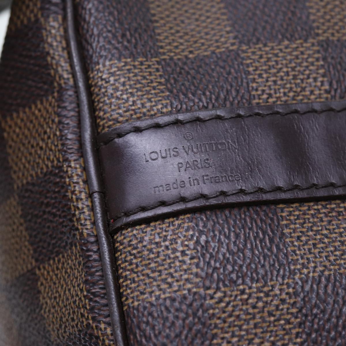 LOUIS VUITTON Damier Ebene Speedy Bandouliere 35 Hand Bag N41366 LV 71380