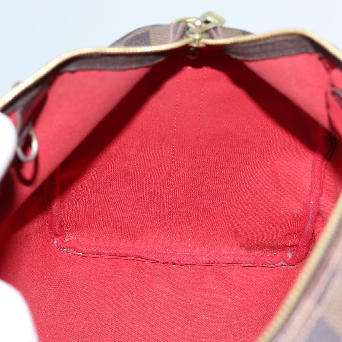 LOUIS VUITTON Damier Ebene Speedy Bandouliere 35 Hand Bag N41366 LV 71380