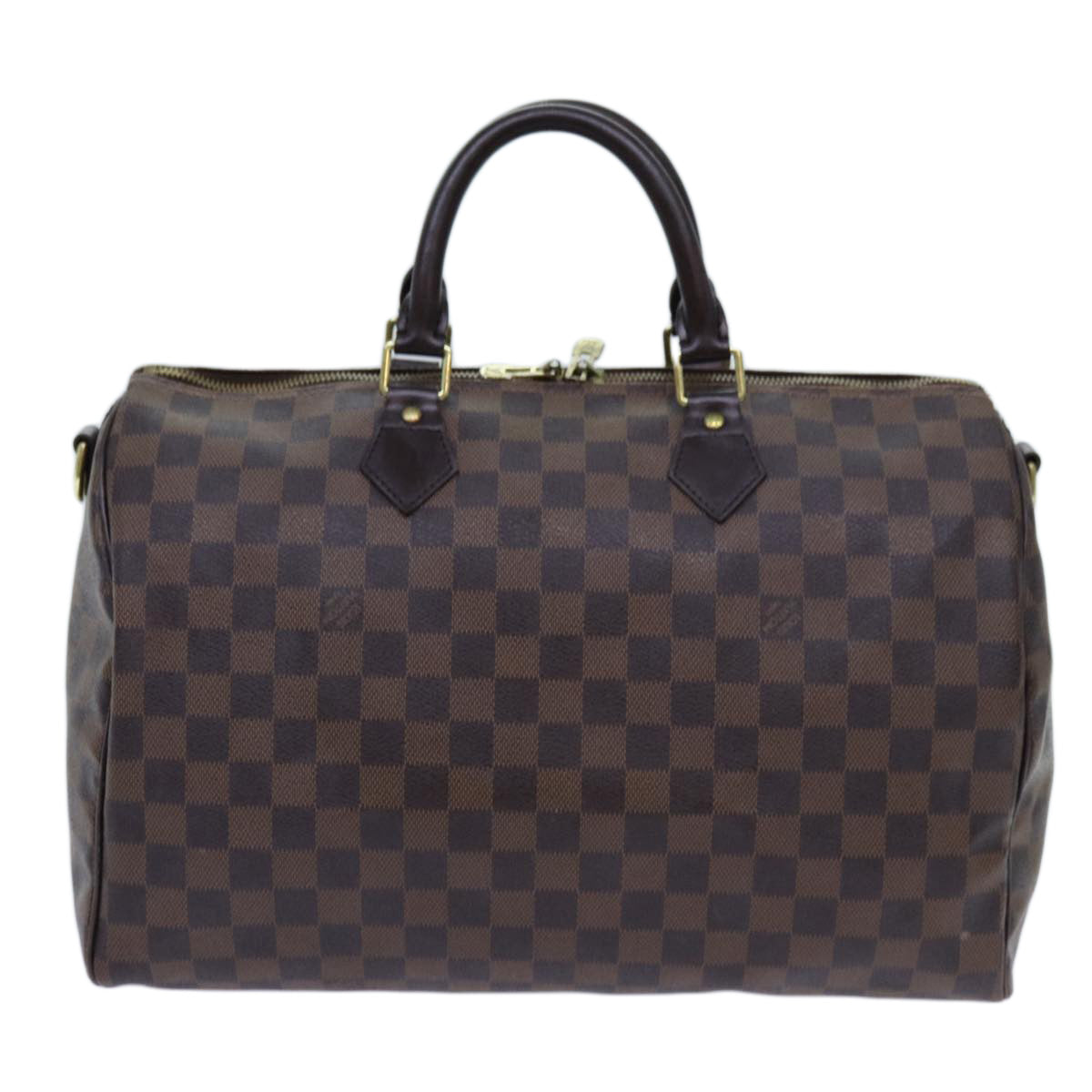 LOUIS VUITTON Damier Ebene Speedy Bandouliere 35 Hand Bag N41366 LV 71380