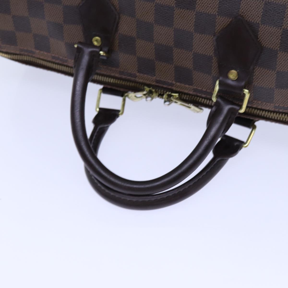 LOUIS VUITTON Damier Ebene Speedy Bandouliere 35 Hand Bag N41366 LV 71380