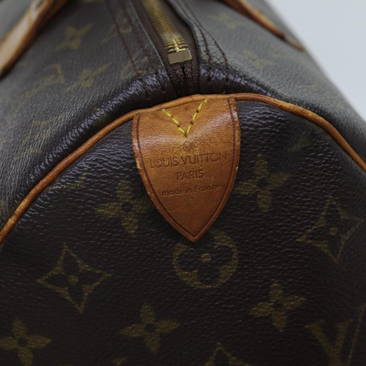 LOUIS VUITTON Monogram Speedy 35 Hand Bag M41524 LV 71384