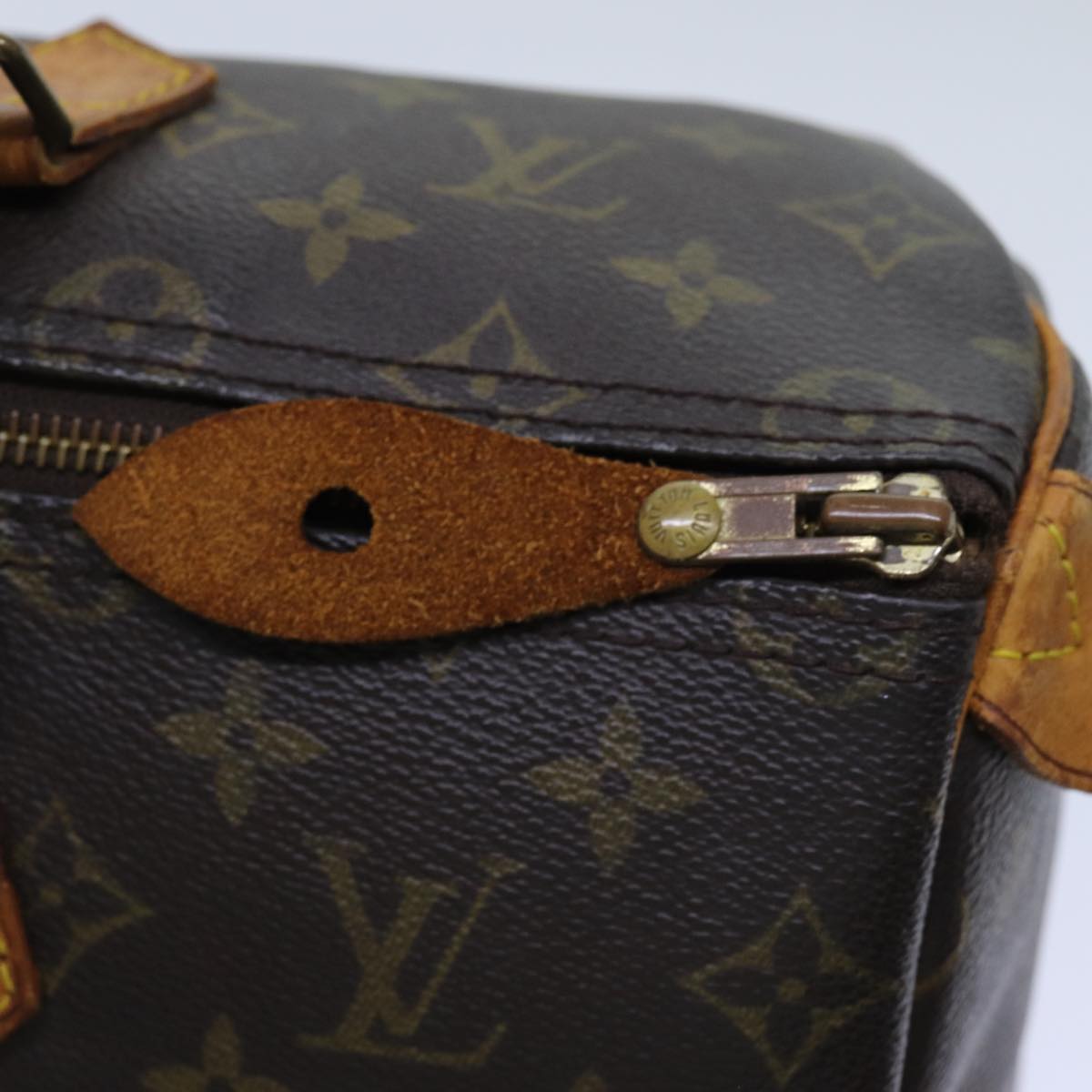 LOUIS VUITTON Monogram Speedy 35 Hand Bag M41524 LV 71384