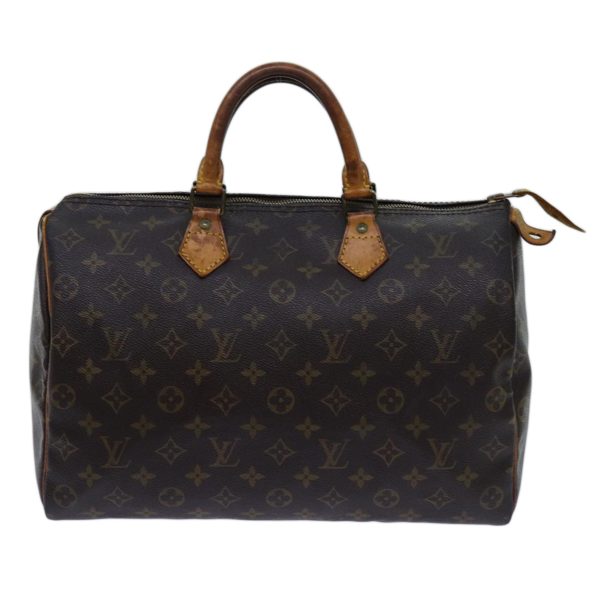 LOUIS VUITTON Monogram Speedy 35 Hand Bag M41524 LV 71384