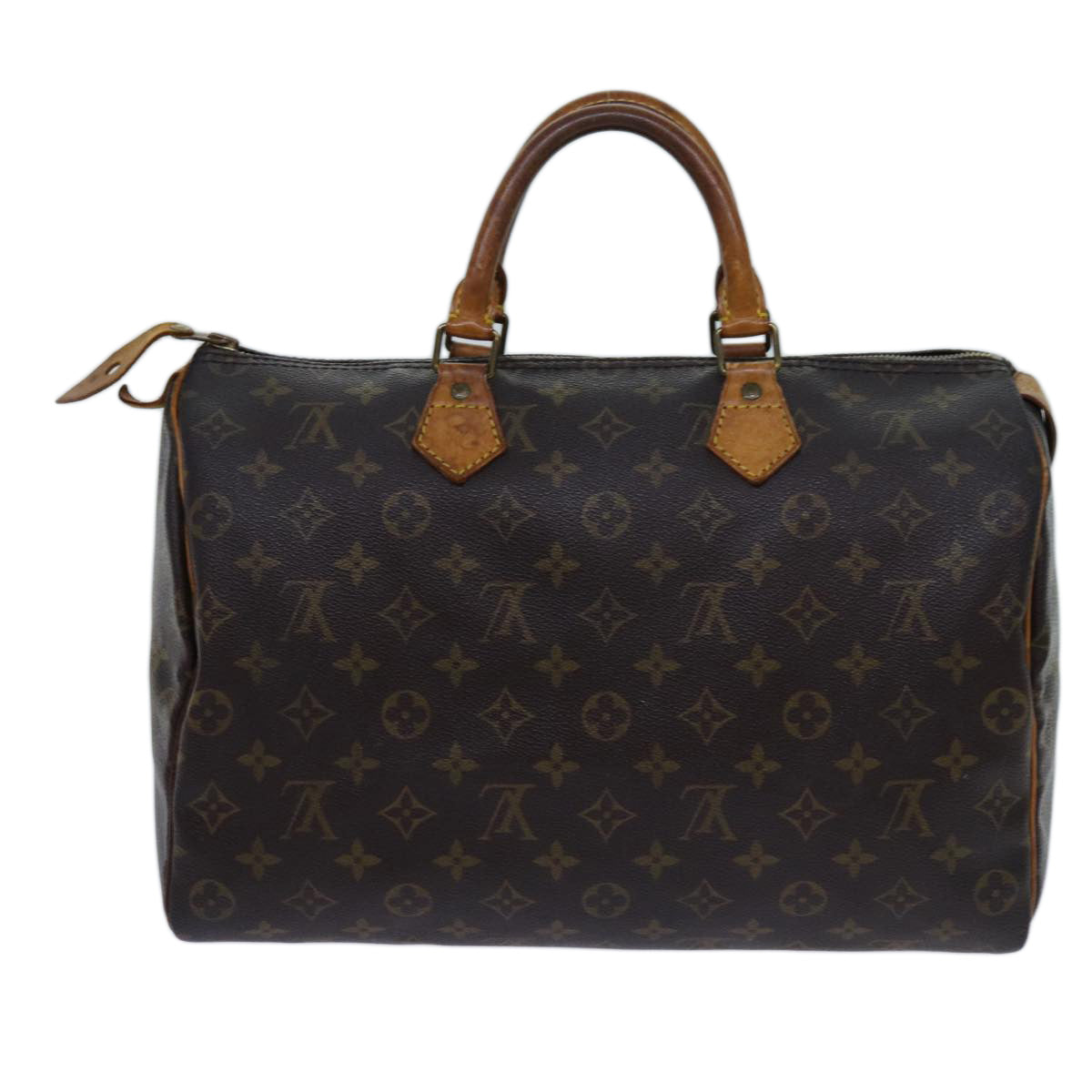 LOUIS VUITTON Monogram Speedy 35 Hand Bag M41524 LV 71384