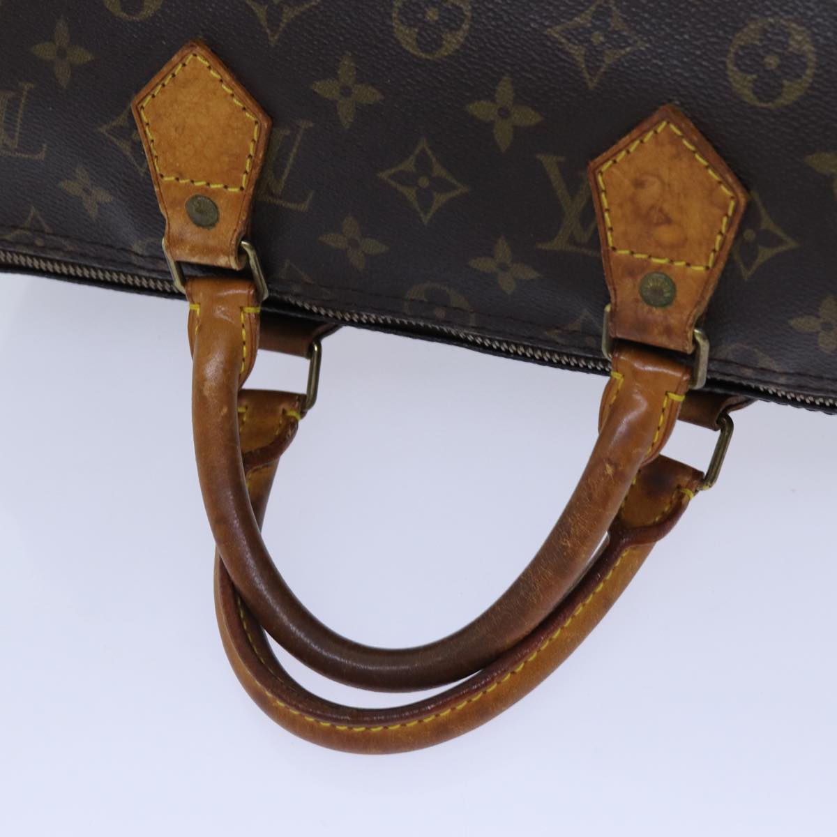 LOUIS VUITTON Monogram Speedy 35 Hand Bag M41524 LV 71384
