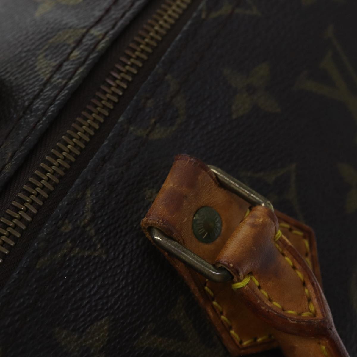 LOUIS VUITTON Monogram Speedy 35 Hand Bag M41524 LV 71384
