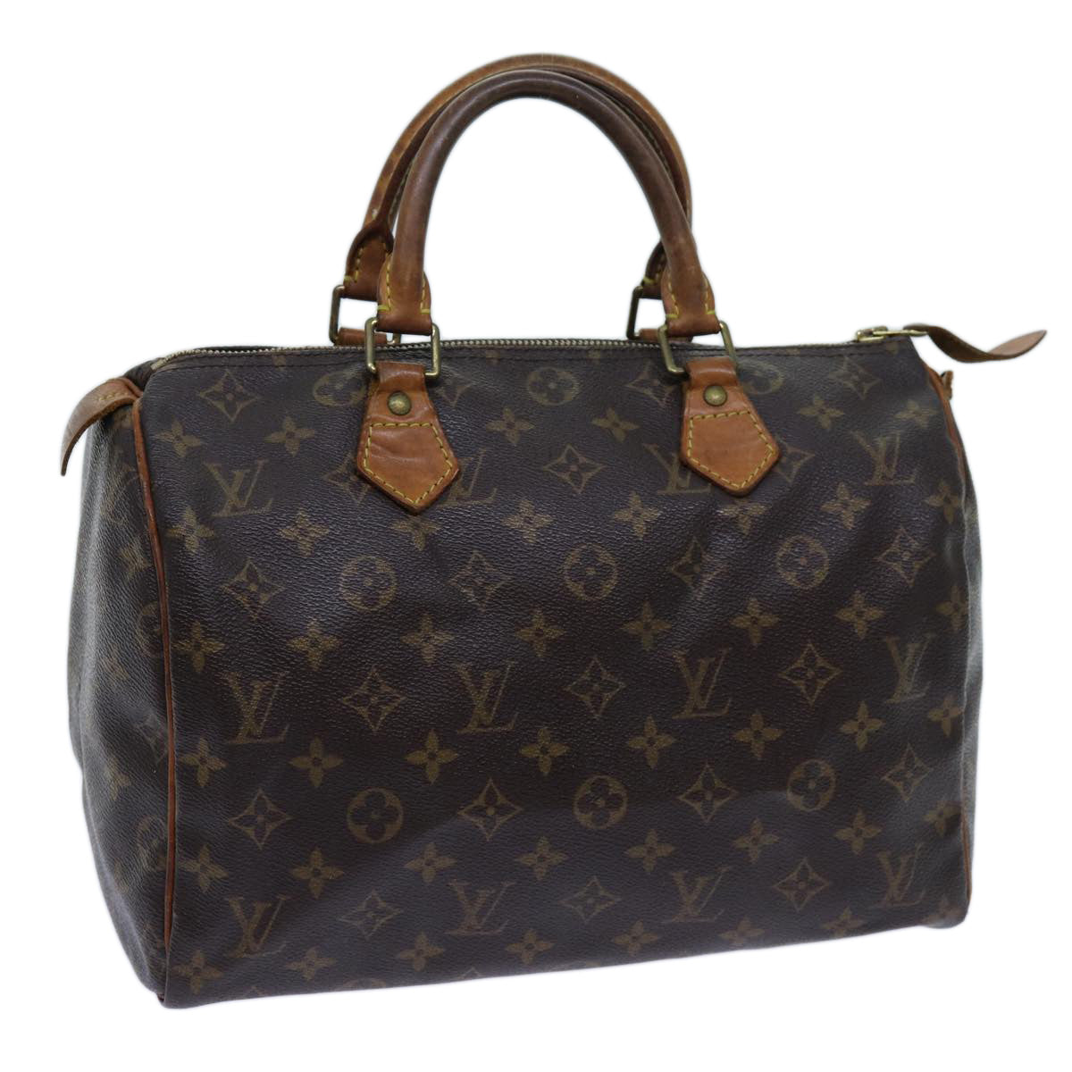 LOUIS VUITTON Monogram Speedy 30 Hand Bag M41526 LV 71385