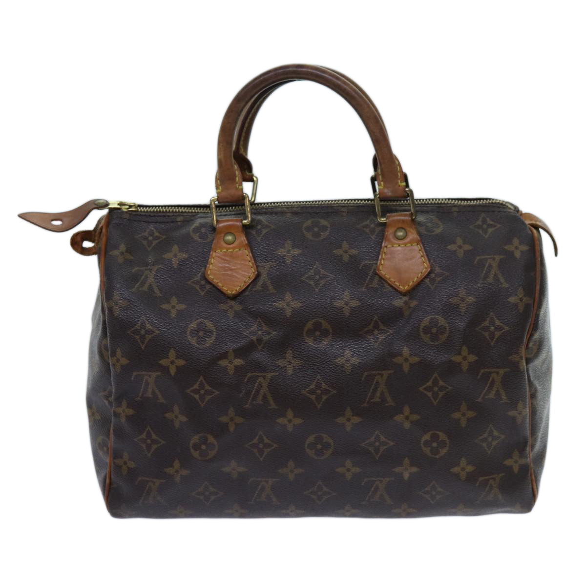 LOUIS VUITTON Monogram Speedy 30 Hand Bag M41526 LV 71385