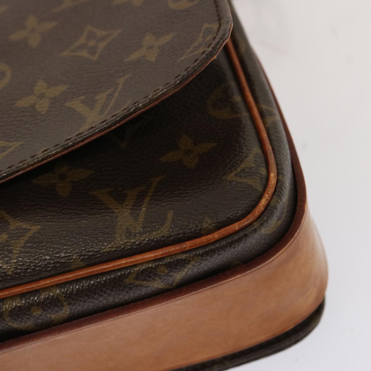 LOUIS VUITTON Monogram Cartouchiere GM Shoulder Bag M51252 LV 71386