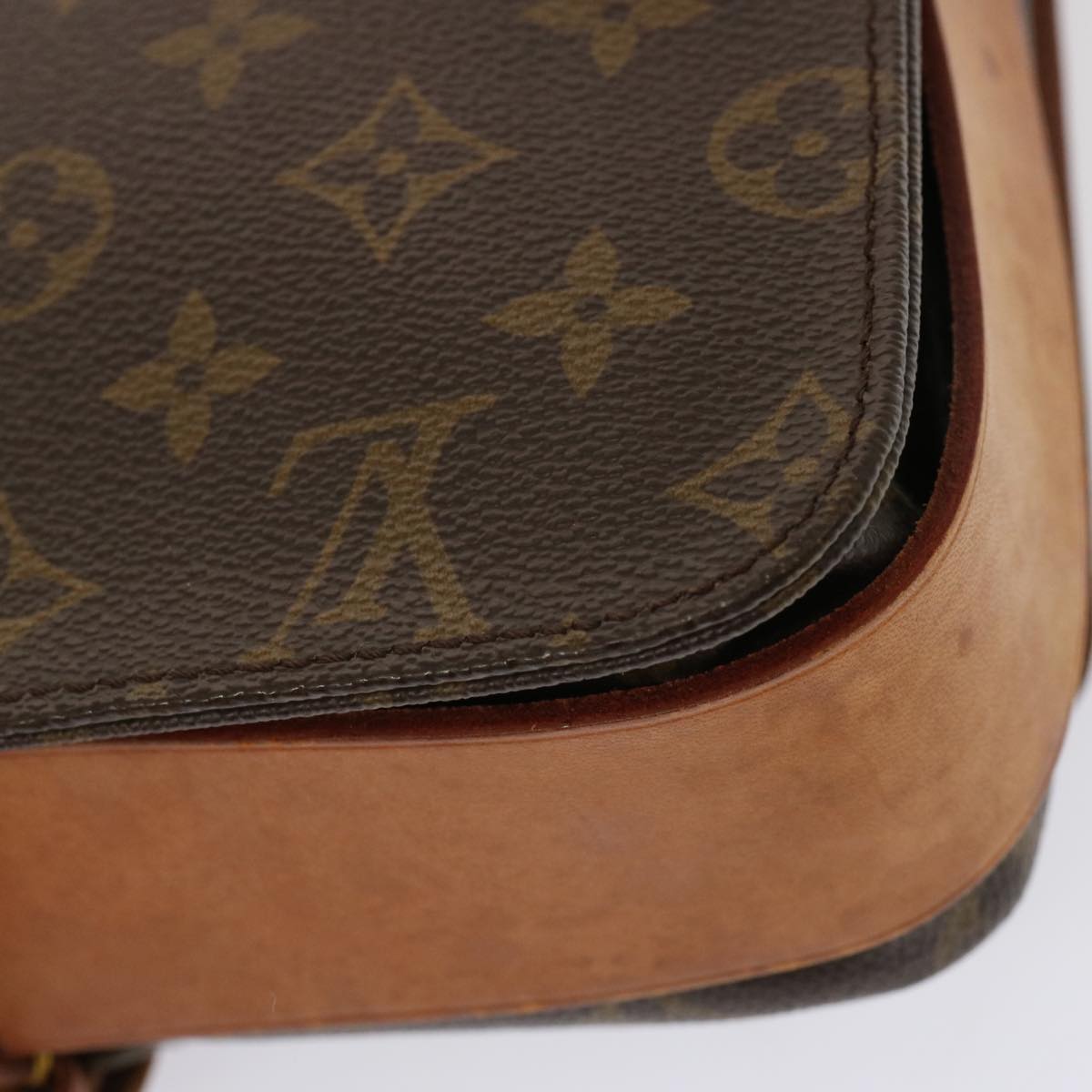 LOUIS VUITTON Monogram Cartouchiere GM Shoulder Bag M51252 LV 71386