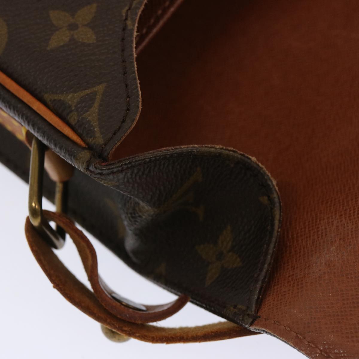LOUIS VUITTON Monogram Cartouchiere GM Shoulder Bag M51252 LV 71386