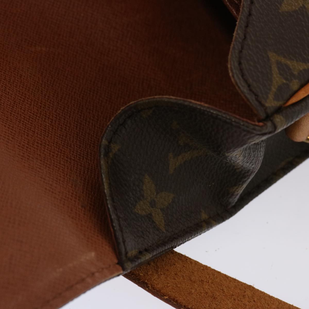 LOUIS VUITTON Monogram Cartouchiere GM Shoulder Bag M51252 LV 71386