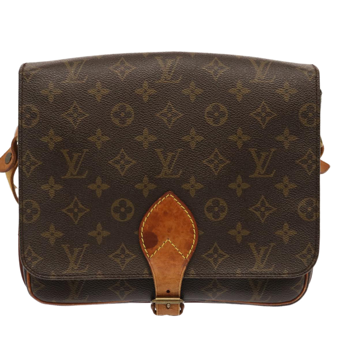 LOUIS VUITTON Monogram Cartouchiere GM Shoulder Bag M51252 LV 71386