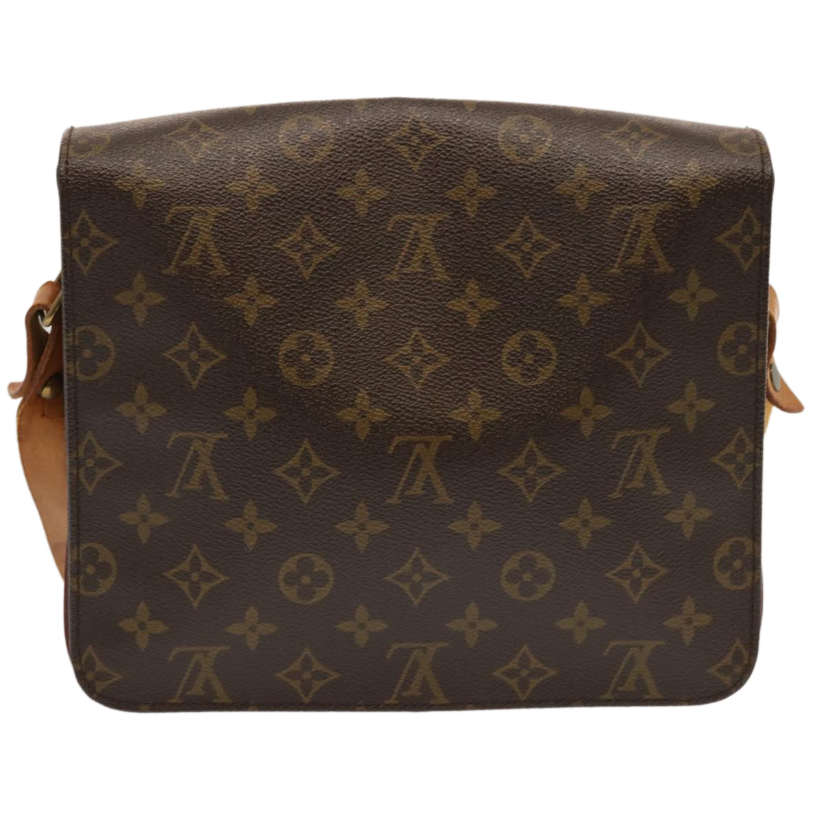 LOUIS VUITTON Monogram Cartouchiere GM Shoulder Bag M51252 LV 71386