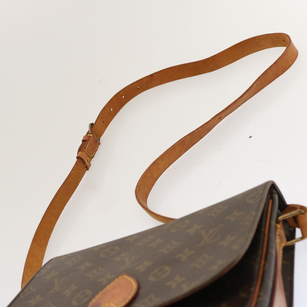 LOUIS VUITTON Monogram Cartouchiere GM Shoulder Bag M51252 LV 71386