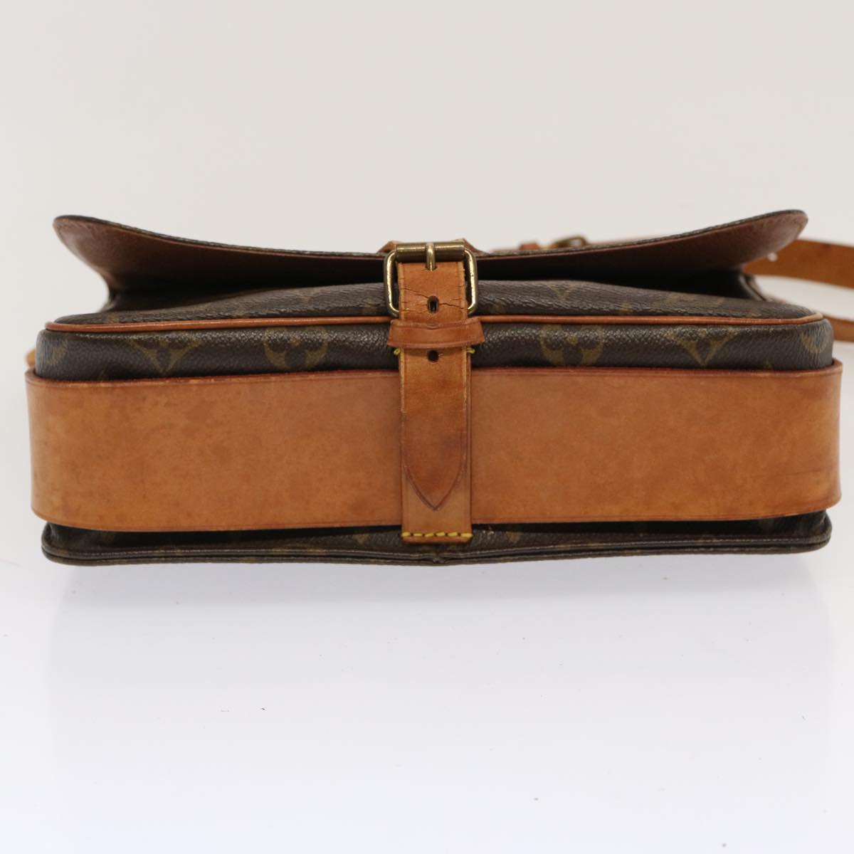 LOUIS VUITTON Monogram Cartouchiere GM Shoulder Bag M51252 LV 71386