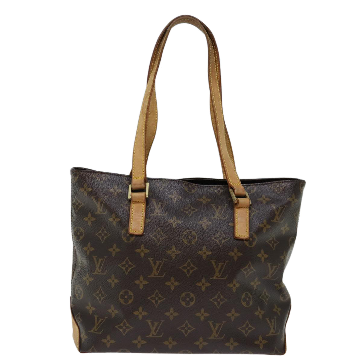 LOUIS VUITTON Monogram Cabas Piano Tote Bag M51148 LV 71387