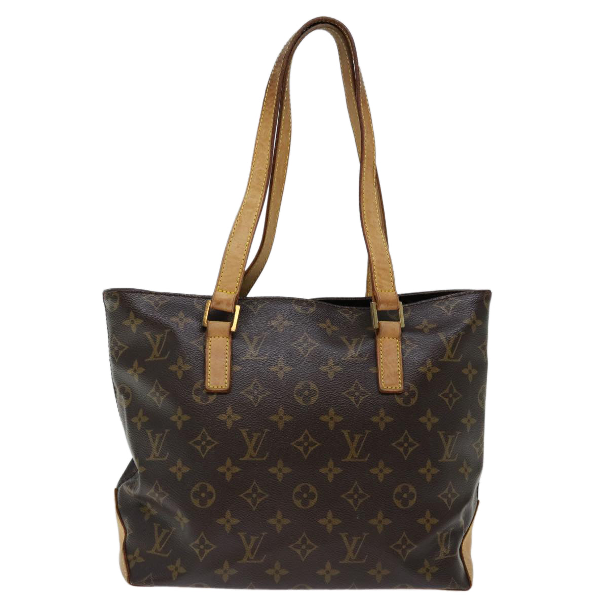 LOUIS VUITTON Monogram Cabas Piano Tote Bag M51148 LV 71387