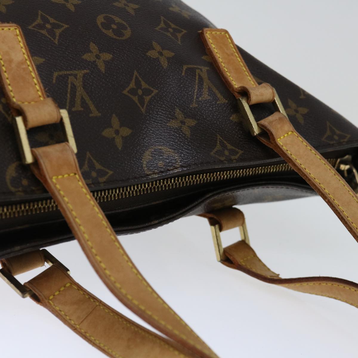 LOUIS VUITTON Monogram Cabas Piano Tote Bag M51148 LV 71387